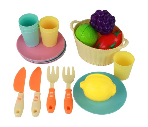 Kitchen Set Crockery Vegetables For Cutting 21 Pieces. Accessories