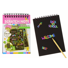 Scratchboard Notes For Kids Pink