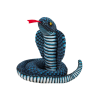 Plush Mascot Snake King Cobra Blue 100 cm