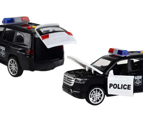 Police Car Car Police Sound Lights Door Opening 1:14