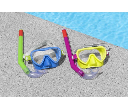 Green and Blue Diving Mask with Snorkel Bestway 24036