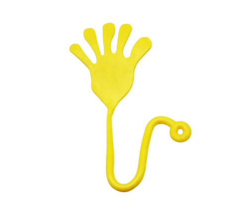 Sticky Hand Elastic Slime Yellow