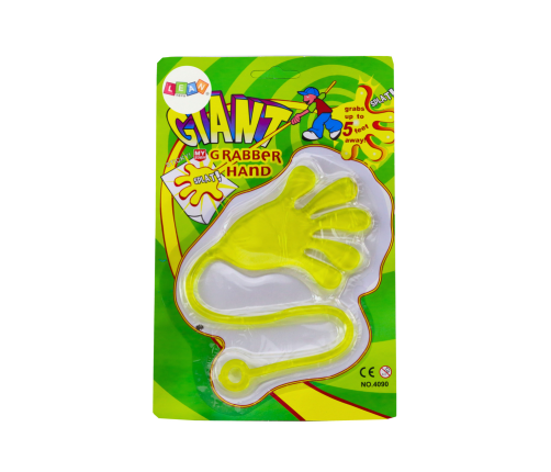 Sticky Hand Elastic Slime Yellow