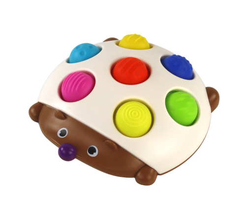 Hedgehog Sensory Toy Educational Board with Tabs