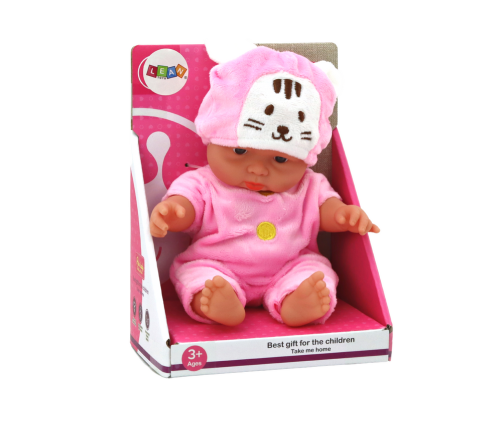 Little Baby Doll, Pink Clothes, Bunny Hat