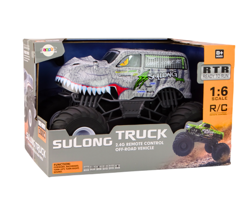 Large Off-Road Remote Controlled Car 2.4G RC 1:6 Dinosaur