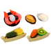 Sushi Toy Set, Shrimp Accessories for Children, 24 pieces.