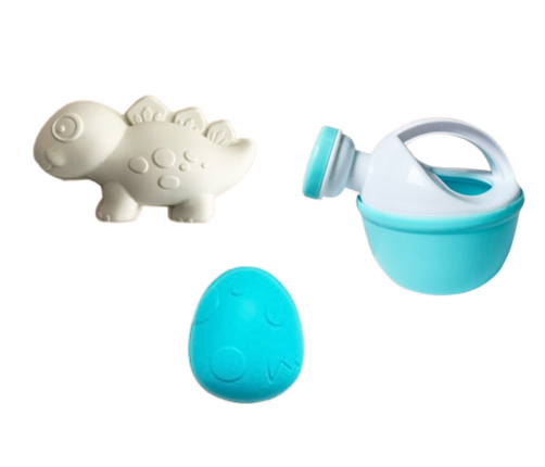 Sand Toy Set, Grinder, Bucket, Dinosaur Molds