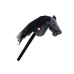 Plush Horse Head On A Stick Hobby Horse Long-haired Horse Black sounds