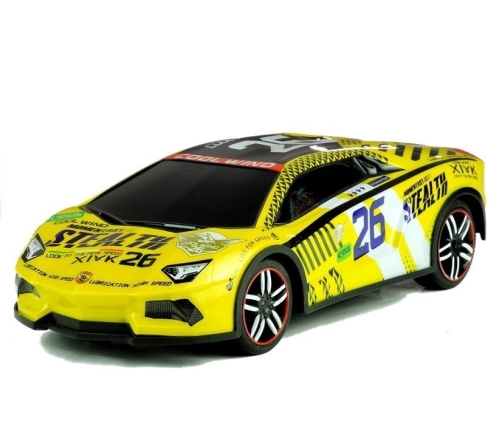 Remote controlled Sports Car R/C Remote Yellow