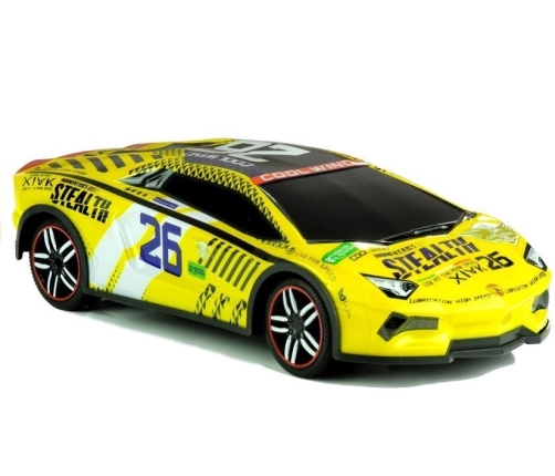 Remote controlled Sports Car R/C Remote Yellow