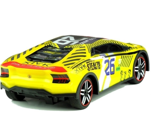 Remote controlled Sports Car R/C Remote Yellow