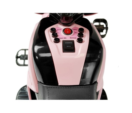 HL-108 Electric Ride-On Motorbike Pink