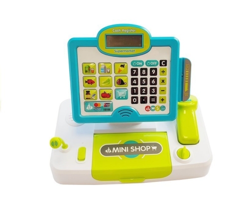 Children's Cash Register. Touchpad Blue