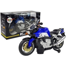 Motorcycle Blue Battery Powered