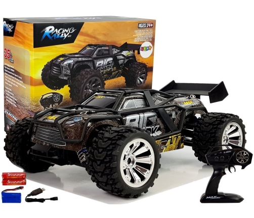 Off-Road Remote Controlled Brown & Yellow 2.4G 1:18 35 km/h Speed Control