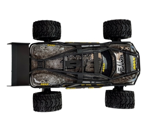 Off-Road Remote Controlled Brown & Yellow 2.4G 1:18 35 km/h Speed Control