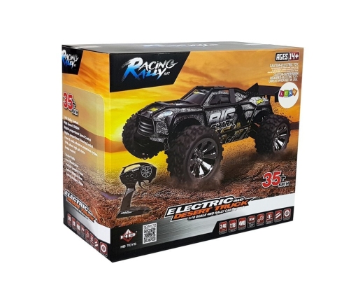 Off-Road Remote Controlled Brown & Yellow 2.4G 1:18 35 km/h Speed Control