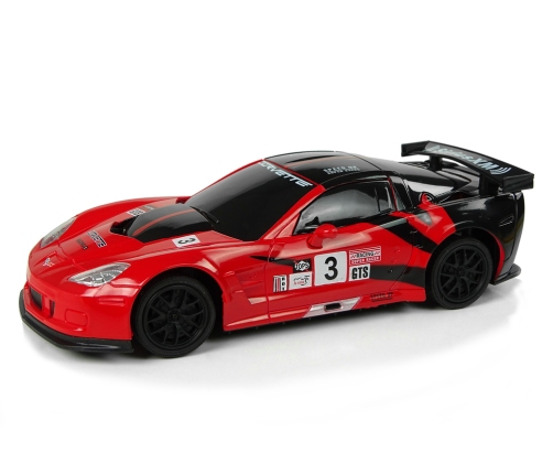 Sports Car R/C 1:24 Corvette C6.R Red 2.4 G Lights