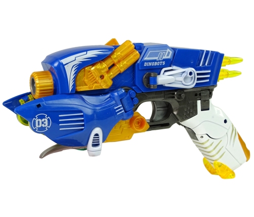 Dinobots 2 in 1 Dinosaur Shotgun Blue Pterosaur Shield