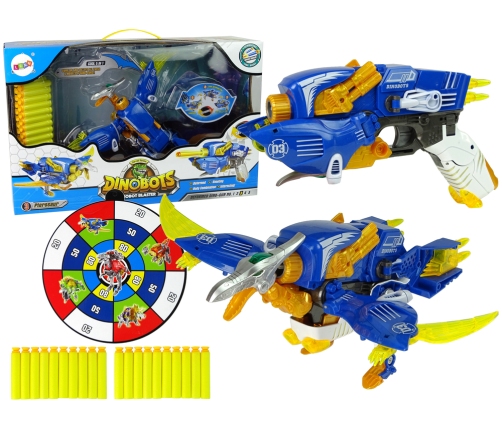 Dinobots 2 in 1 Dinosaur Shotgun Blue Pterosaur Shield