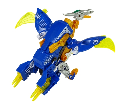 Dinobots 2 in 1 Dinosaur Shotgun Blue Pterosaur Shield