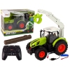 Remote Controlled Tractor 1:24 R/C Green Grapple Wood