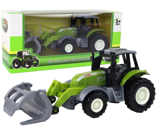 Tractor Excavator Green Crocodile Agricultural Vehicle