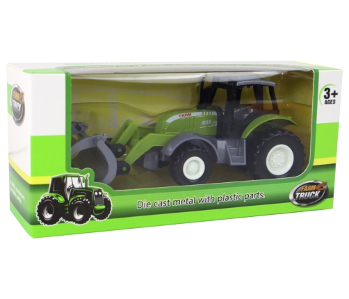 Tractor Excavator Green Crocodile Agricultural Vehicle