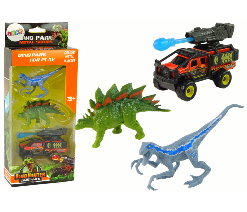 Dinosaurs Figures Car With Rocket Set