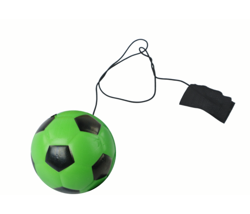 PU Football with Jojo Eraser for Bouncing, 6 cm, Green