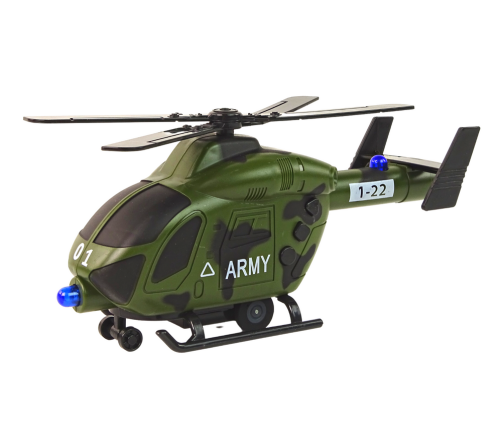 Military Set Tank Vehicle Military Helicopter Sound Lights 1:32