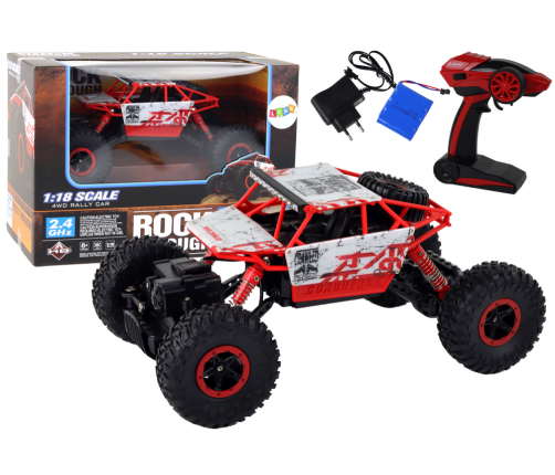 Off-road Remote Controlled RC Car 1:18 2.4G Red