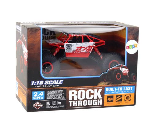 Off-road Remote Controlled RC Car 1:18 2.4G Red