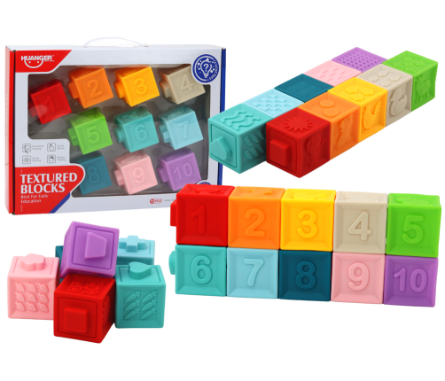 Educational Puzzle For Toddlers, Blocks, Shapes, Numbers