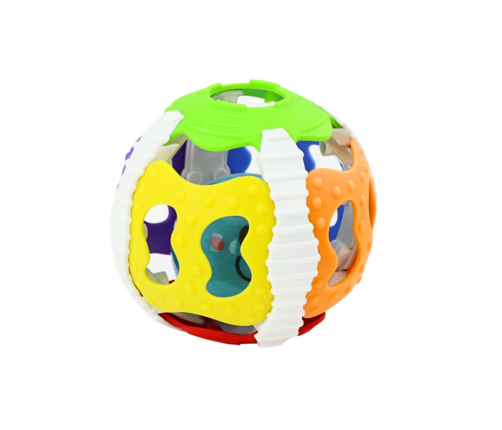 Sensory Ball For Babies, Rubber, Lights, Sounds, Colorful