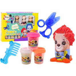 Set of Creative Playdough People, Hairdressing Salon Accessories