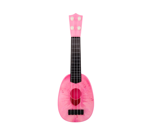 Ukulele For Children Mini Guitar 4 Strings Peach Theme Guitar Pink 15″