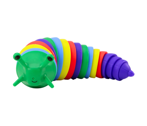 Flexible Snail Caterpillar Worm Sensory Antistress Colorful