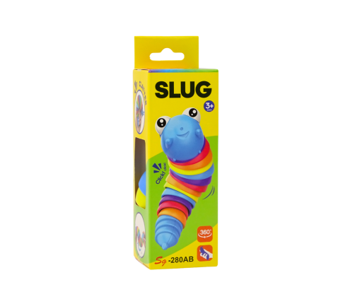 Flexible Snail Caterpillar Worm Sensory Antistress Colorful