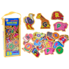 Set of Wooden Magnets Letters Pictures Animals Objects 26 Pieces