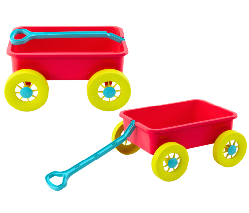 Sand Toy Cart Pastel Pink