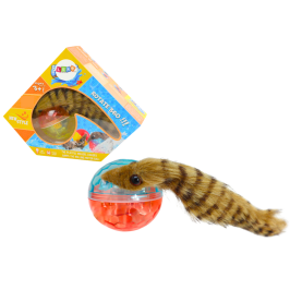 Ball with Fluffy Ferret Tail Interactive Bath Toy