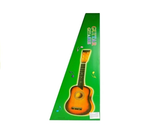 Classic Wooden Guitar For Kids Black Looking Like Real