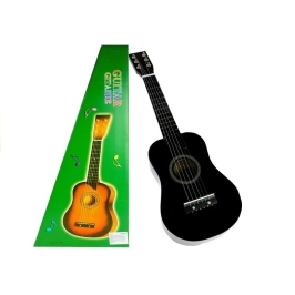 Classic Wooden Guitar For Kids Black Looking Like Real