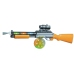 Machine Gun Weapon AK 868-1 Shines & Plays 60 cm