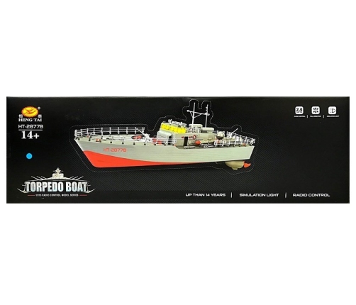 Ship Remote-Controlled Torpedo Boat R/C 1:115 2.4G Blue