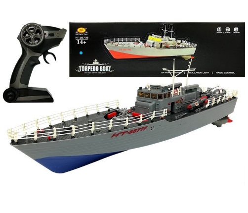 Ship Remote-Controlled Torpedo Boat R/C 1:115 2.4G Blue