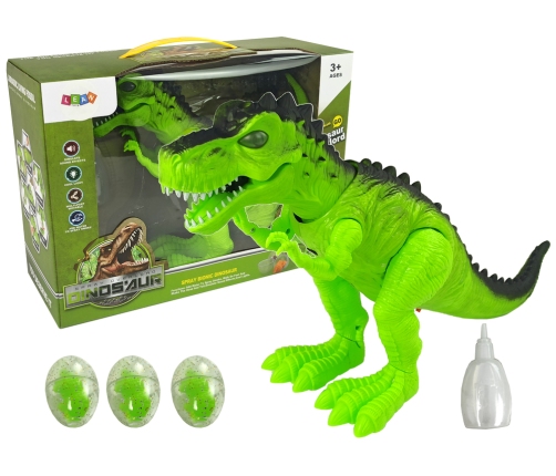 Interactive Dinosaur Projector Sounds Walks on Batteries Folds Eggs Pair