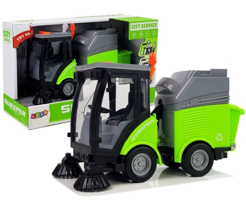 Rubbish Sweeper with Sound and Moving Parts Friction Drive 1:16